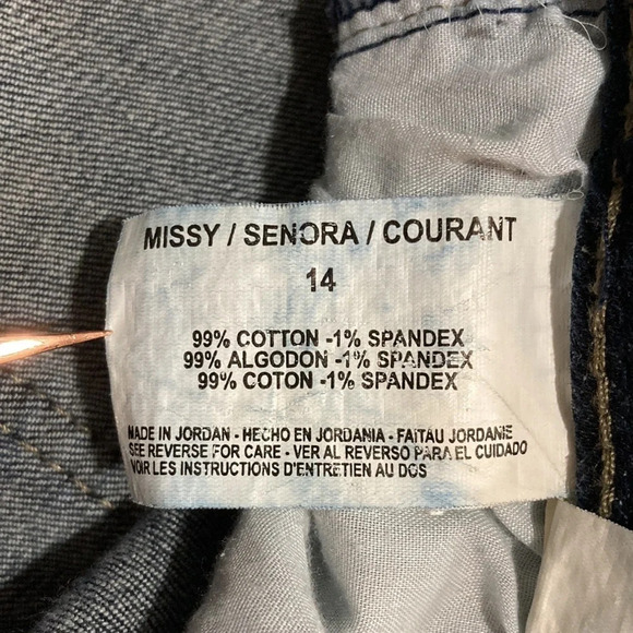 Nine West Vintage America Collection Matchstick Skinny Ankle Jeans 14/32 - Picture 11 of 14